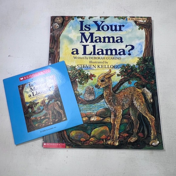 Scholastic Other - Is Your Mama a Llama? Scholastic Book and Audio CD Set Steven Kellogg 927468